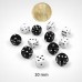 Set 12 zaruri 10 mm, bine finisate, pentru Table si alte jocuri Set 12 zaruri 10 mm, bine finisate, pentru Table si alte jocuri
