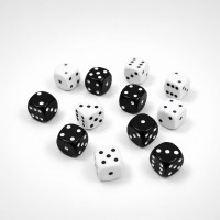 Set 12 zaruri 10 mm, bine finisate, pentru Table si alte jocuri