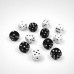 Set 12 zaruri 10 mm, bine finisate, pentru Table si alte jocuri Set 12 zaruri 10 mm, bine finisate, pentru Table si alte jocuri