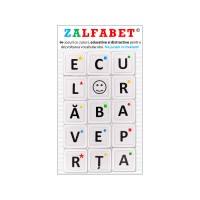 ZALFABET - Set de 6 jocuri cu zaruri si litere, educative si distractive pentru dezvoltarea vocabularului